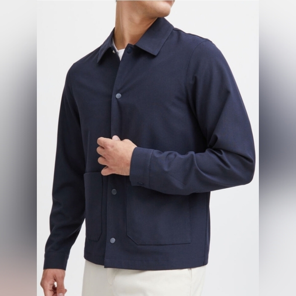 CASUAL FRIDAY | Joshua 2-way stretch snap button jacket - Picture 2 of 6